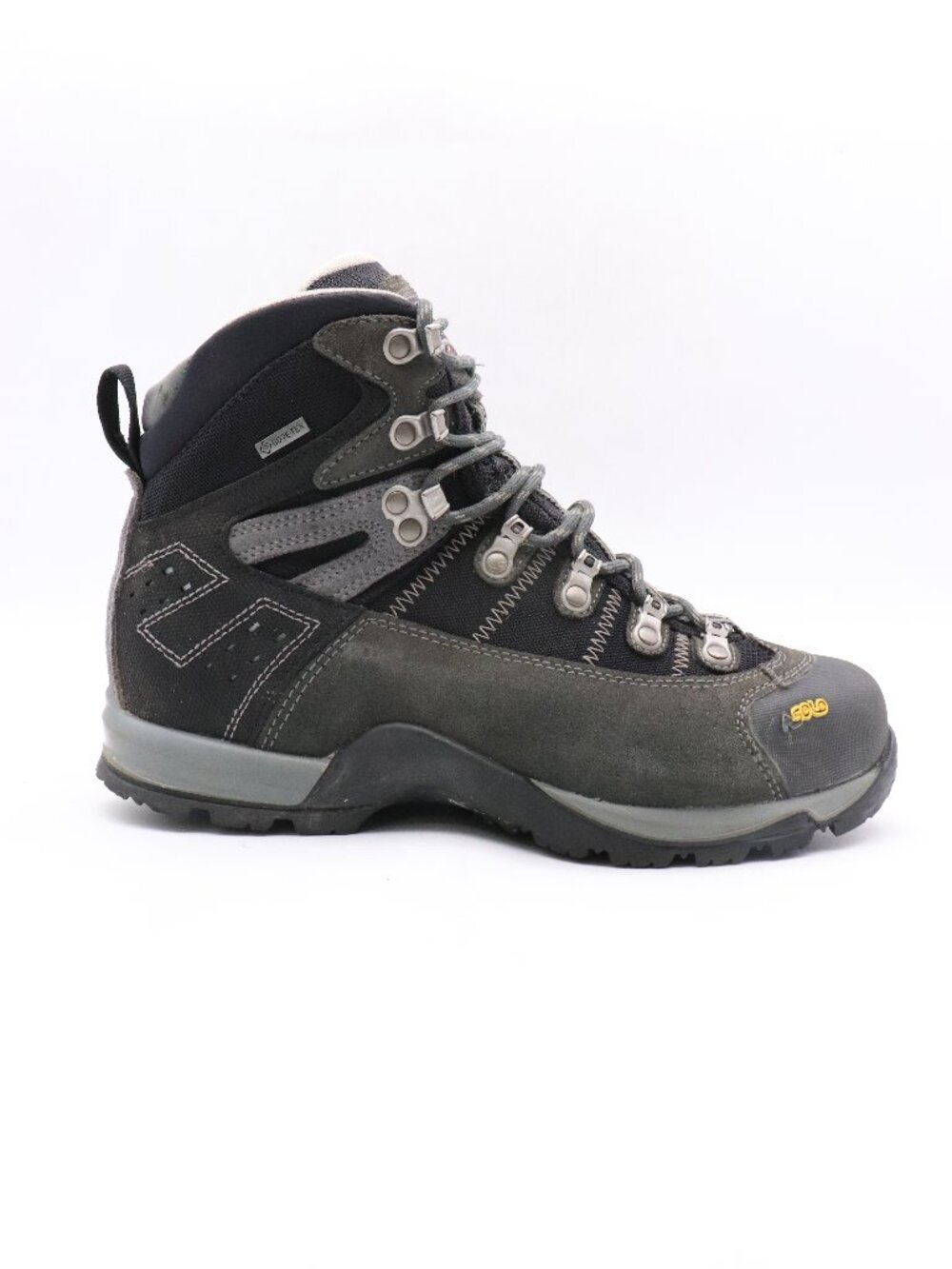 Asolo Fugitive GTX Men’s Size 7.5 Gore-Tex Hiking Boots Black Gray Leather